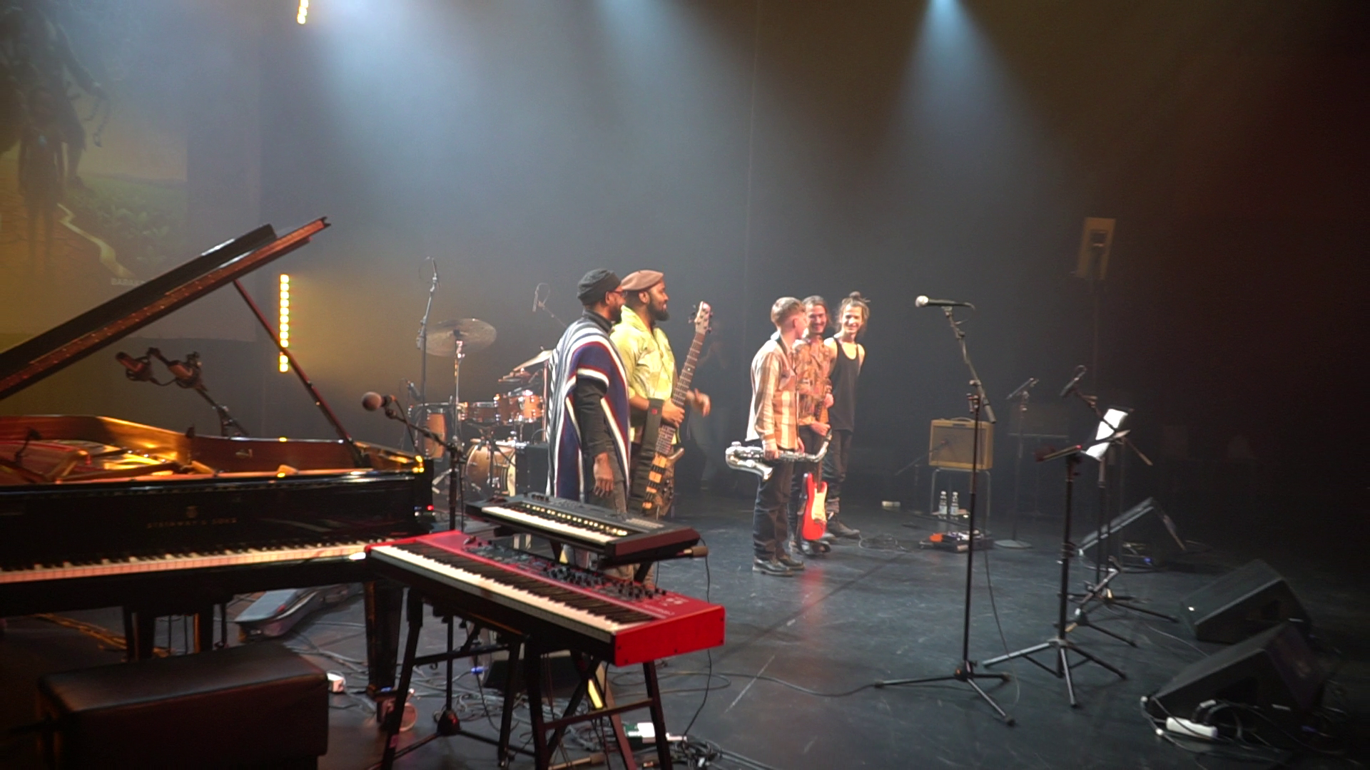 Baraka Issabu performing at Vuotalo, Helsinki, January 2026